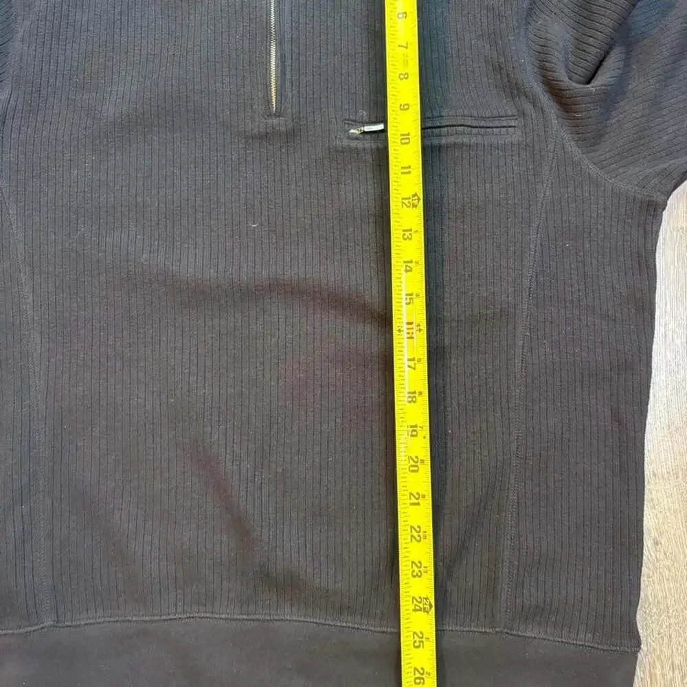 Pendleton Quarter Zip Ribbed Sweater Large